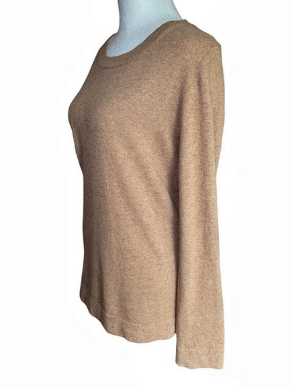 J.Crew Mercantile Camel Cotton & Wool BlendCrewneck Sweater Size XS